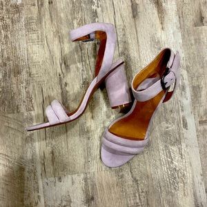 BNWOT Madewell pastel chunk heel